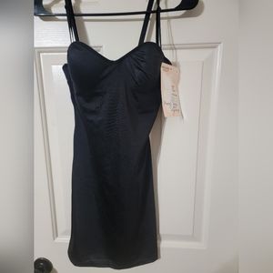 Sleek Black Chemise by [Brand]